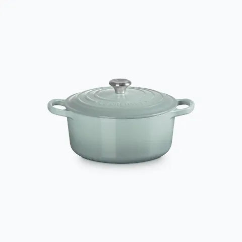Round casserole in Sea Salt