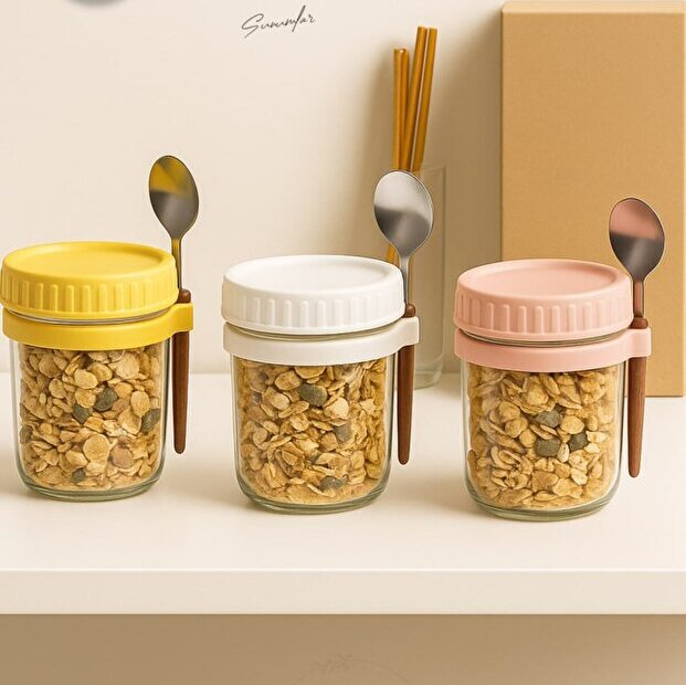 Oat Glass Mug