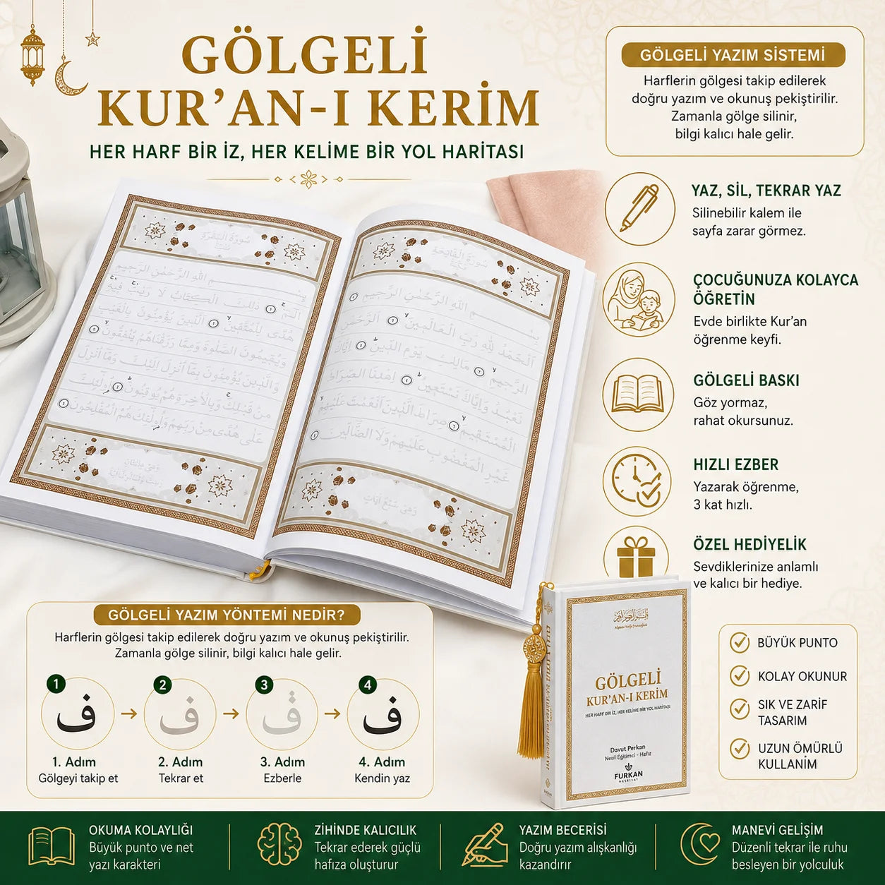 Gölgeli Kuran-ı Kerim Seti
