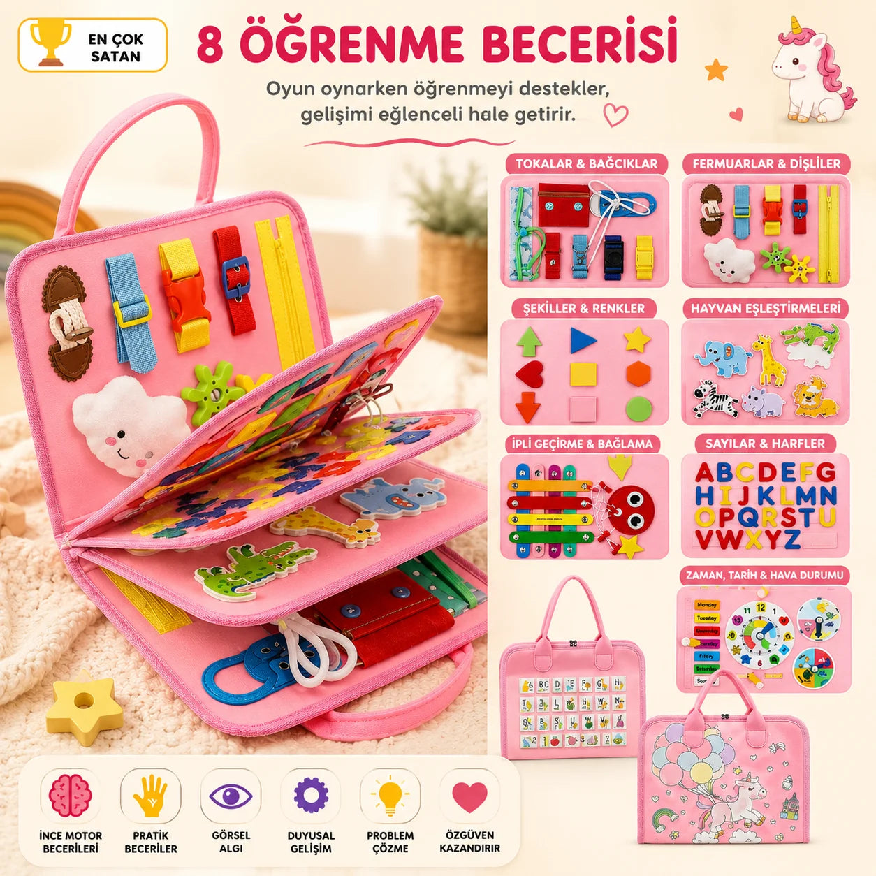 Montessori Beceri Gelişim Kitabı