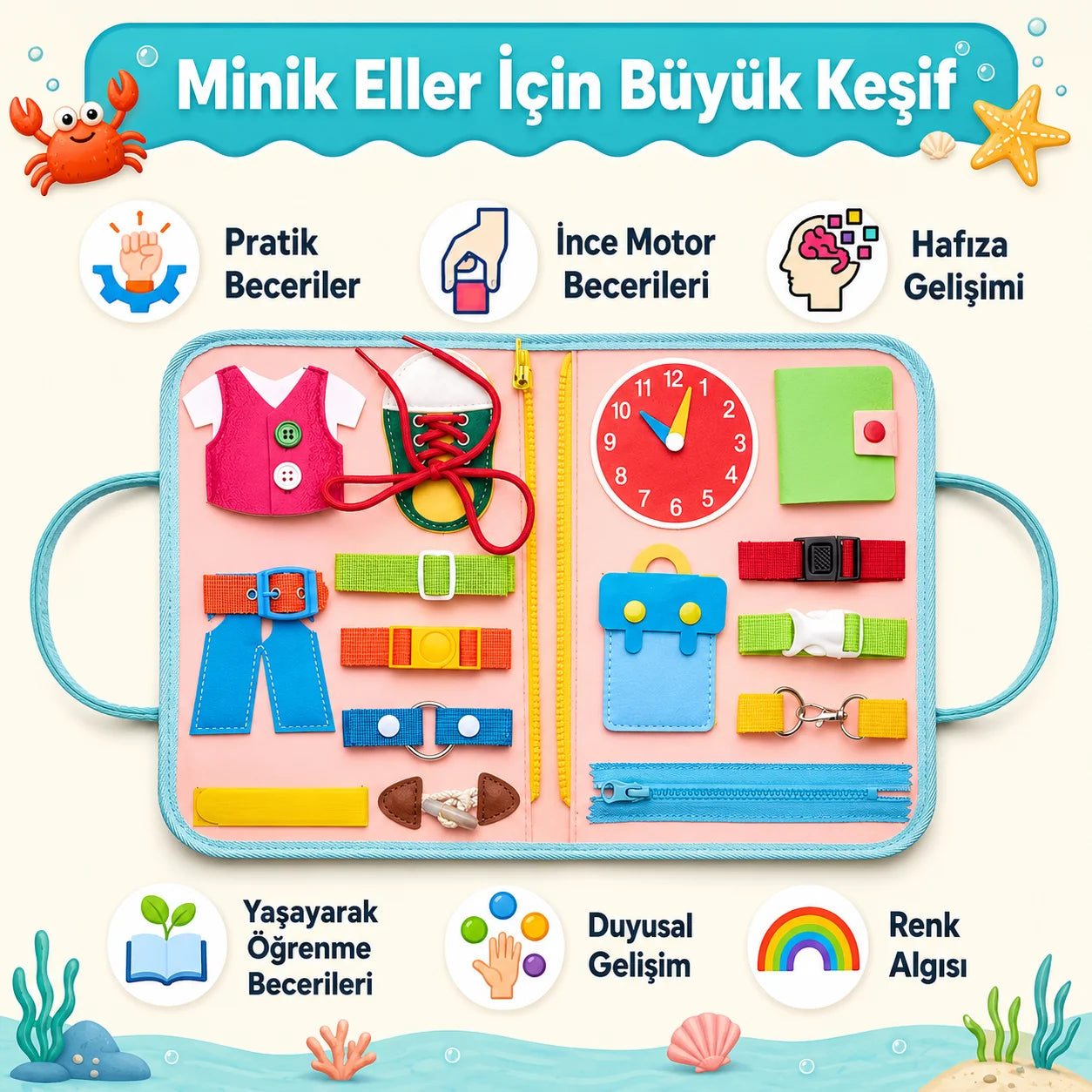 Montessori Beceri Gelişim Kitabı