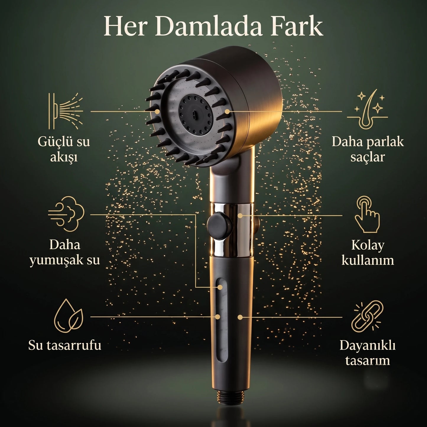 Riva™ Filtreli Duş Başlığı