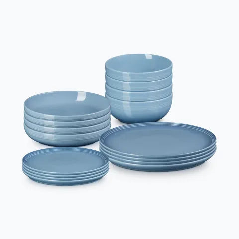 Coupe dinnerware set in Chambray