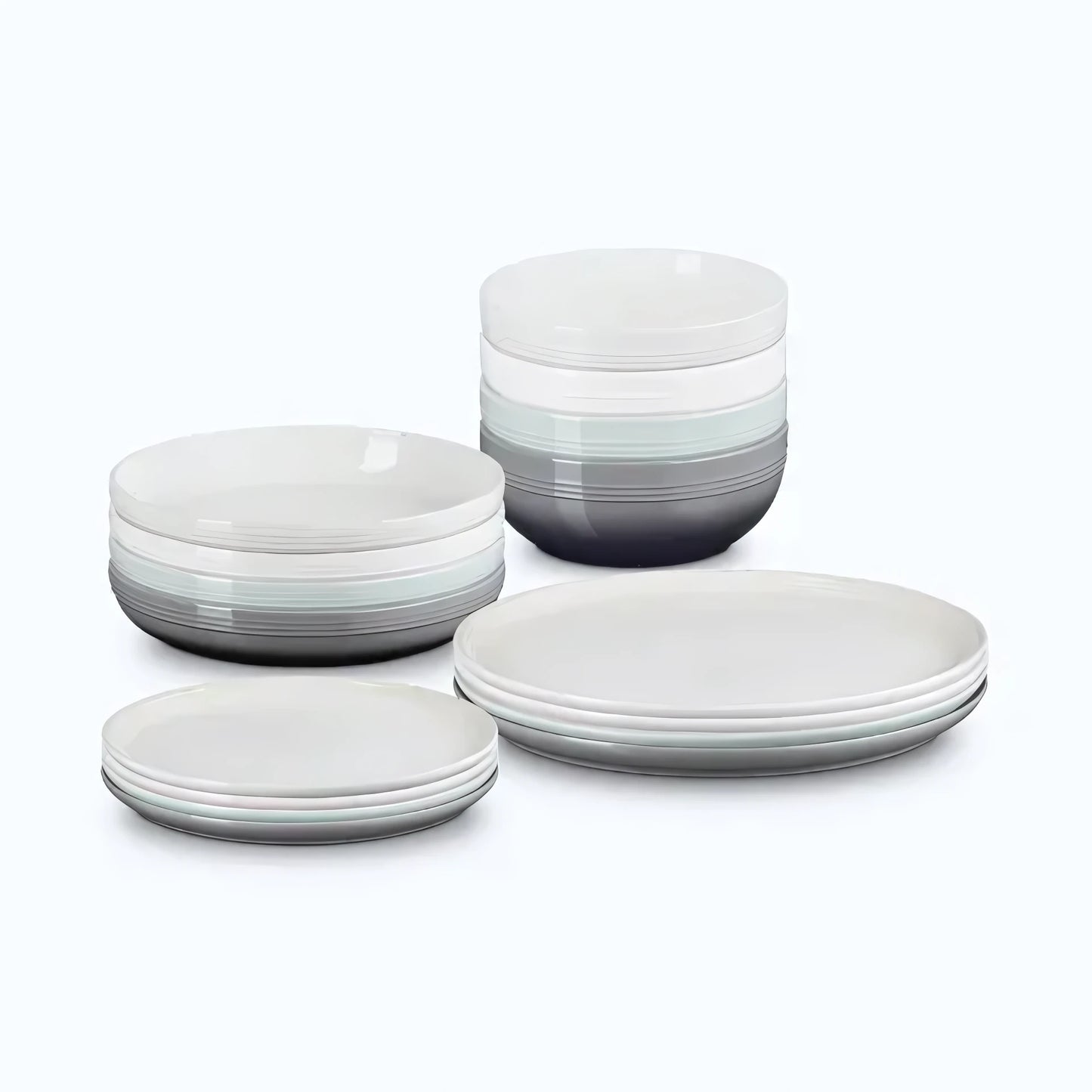 Le Creuset Stoneware Coupe 16-piece Dinnerware Set