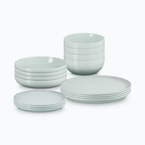 Coupe dinnerware set in Sea Salt