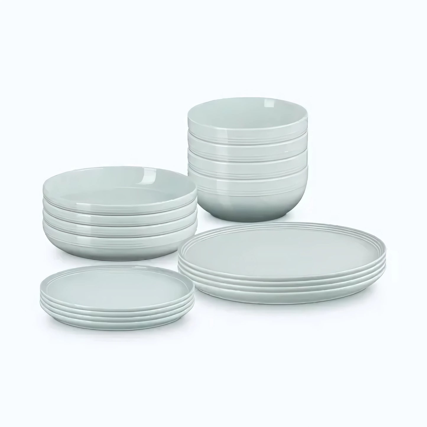 Le Creuset Stoneware Coupe 16-piece Dinnerware Set