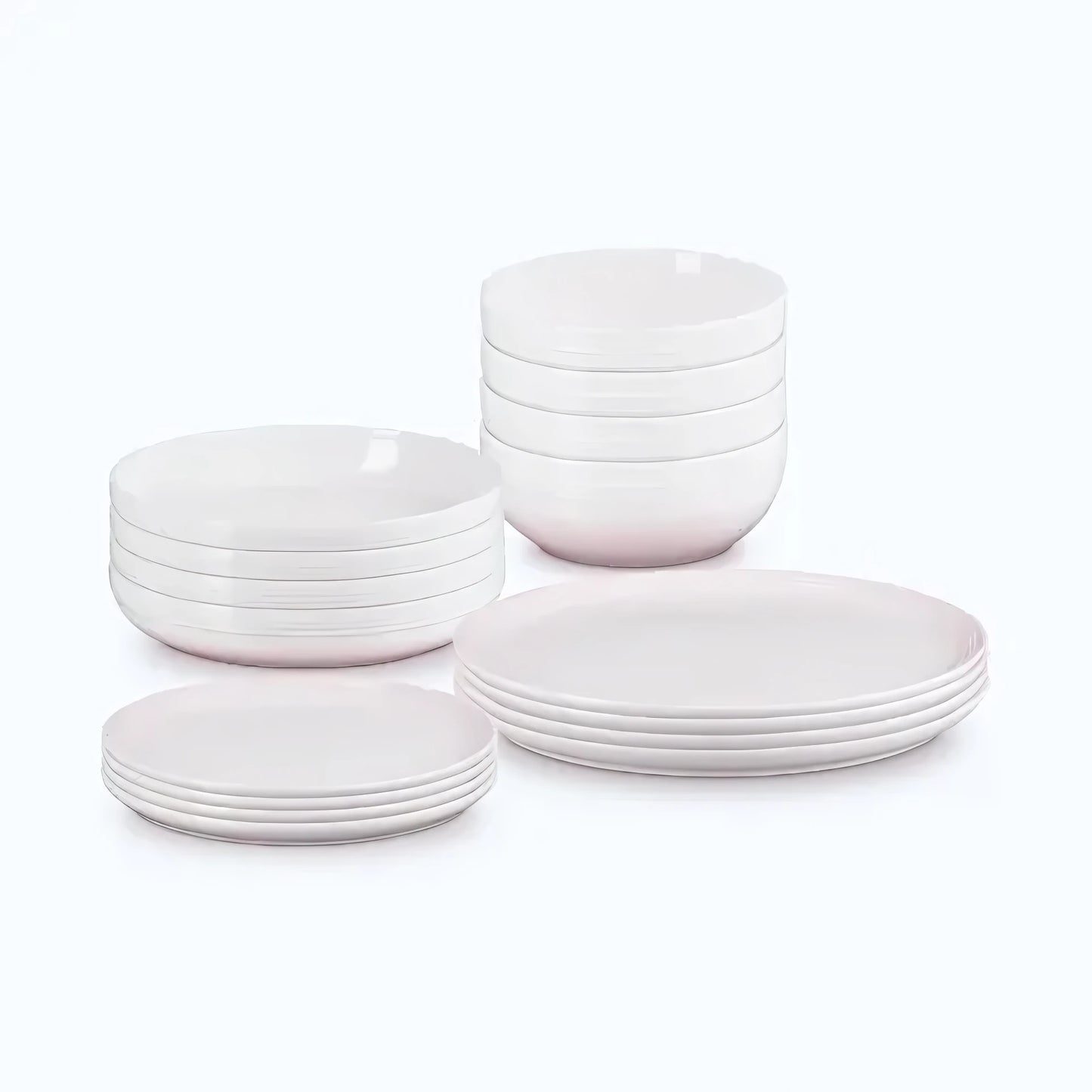 Le Creuset Stoneware Coupe 16-piece Dinnerware Set