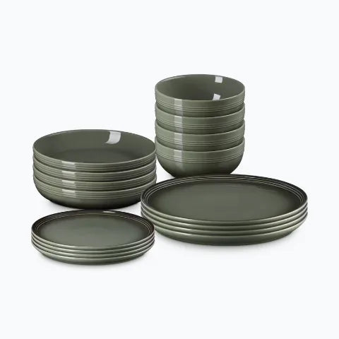 Coupe dinnerware set in Thyme