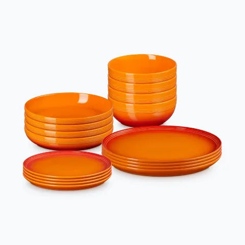 Coupe dinnerware set in Volcanic