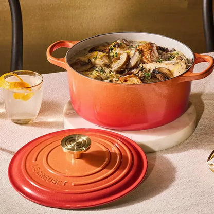 Le Creuset Flamme Dorée Round Casserole