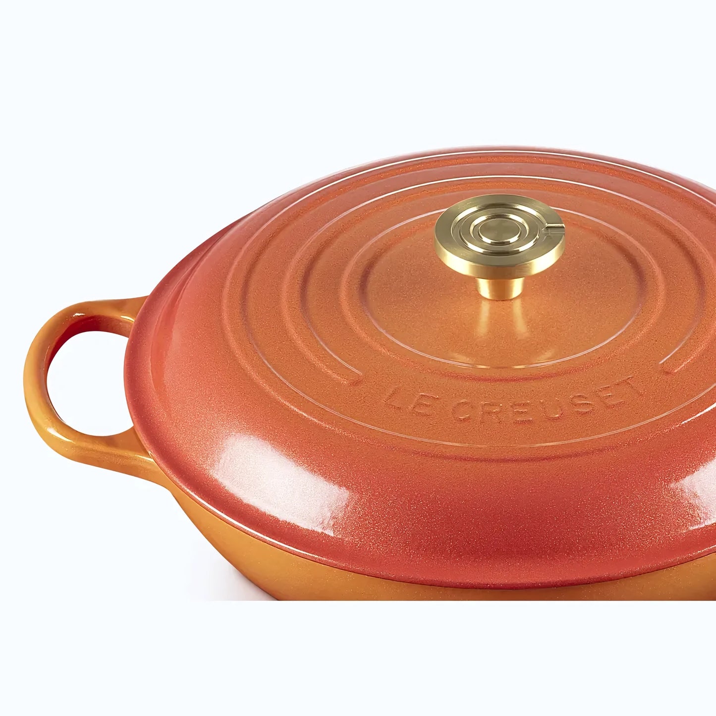 Le Creuset Flamme Dorée Shallow Casserole