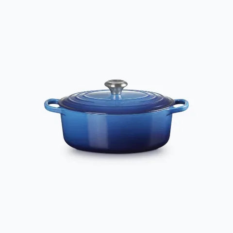 Oval casserole in Azure