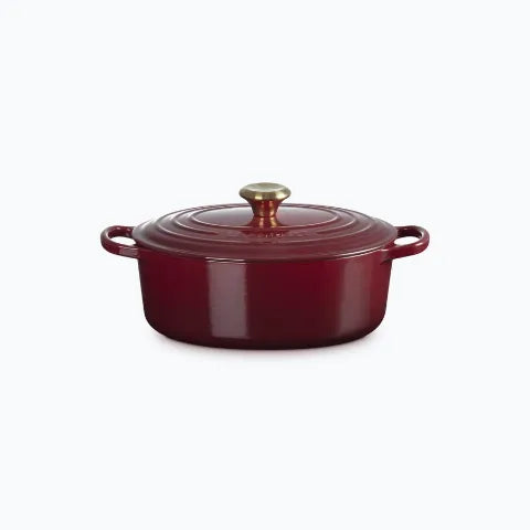 Oval casserole in Garnet