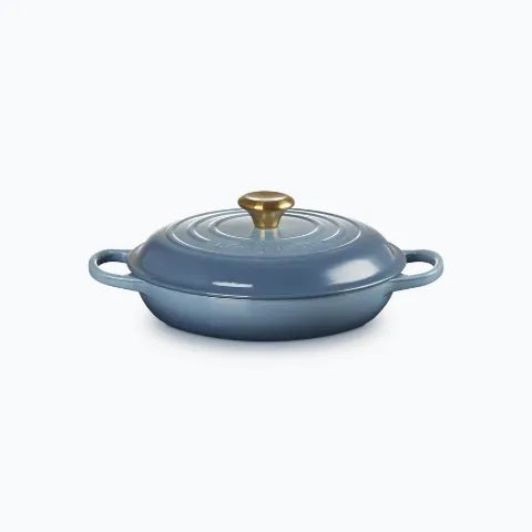 Shallow casserole in Chambray