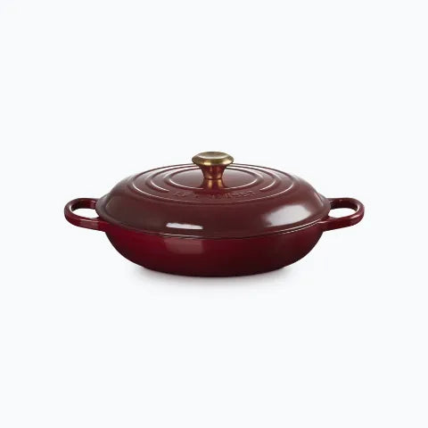 Shallow casserole in Garnet